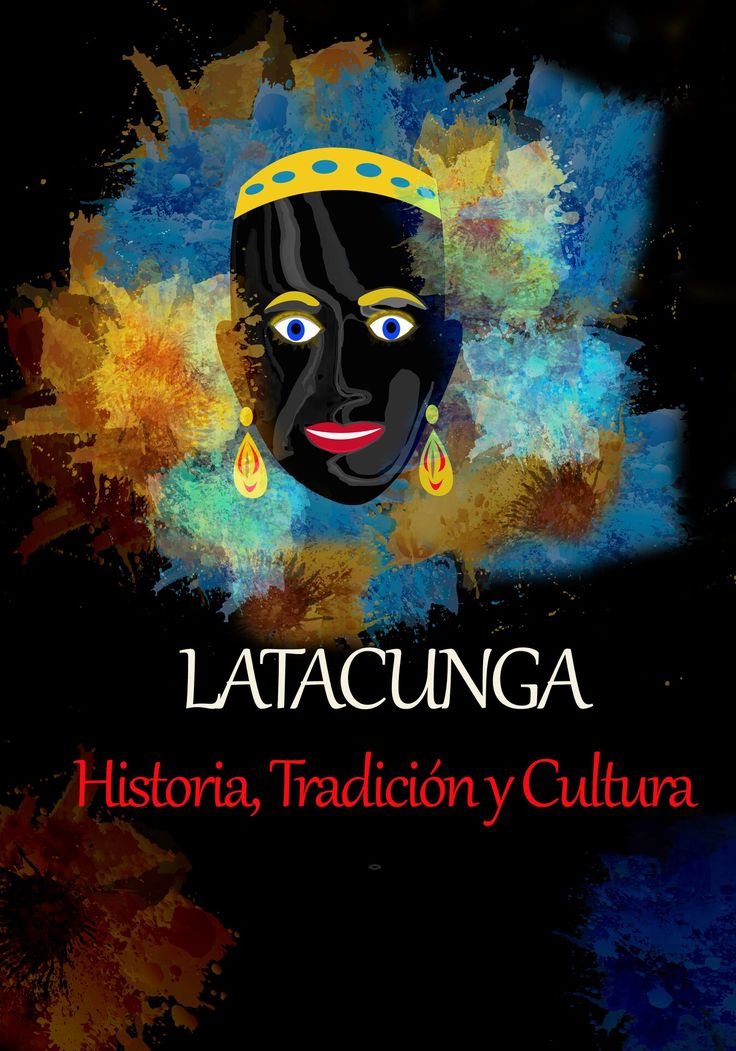 Es una mujer negra que representa a la mama negra. contiene la frase de Latacunga, historia, tradición y cultura.